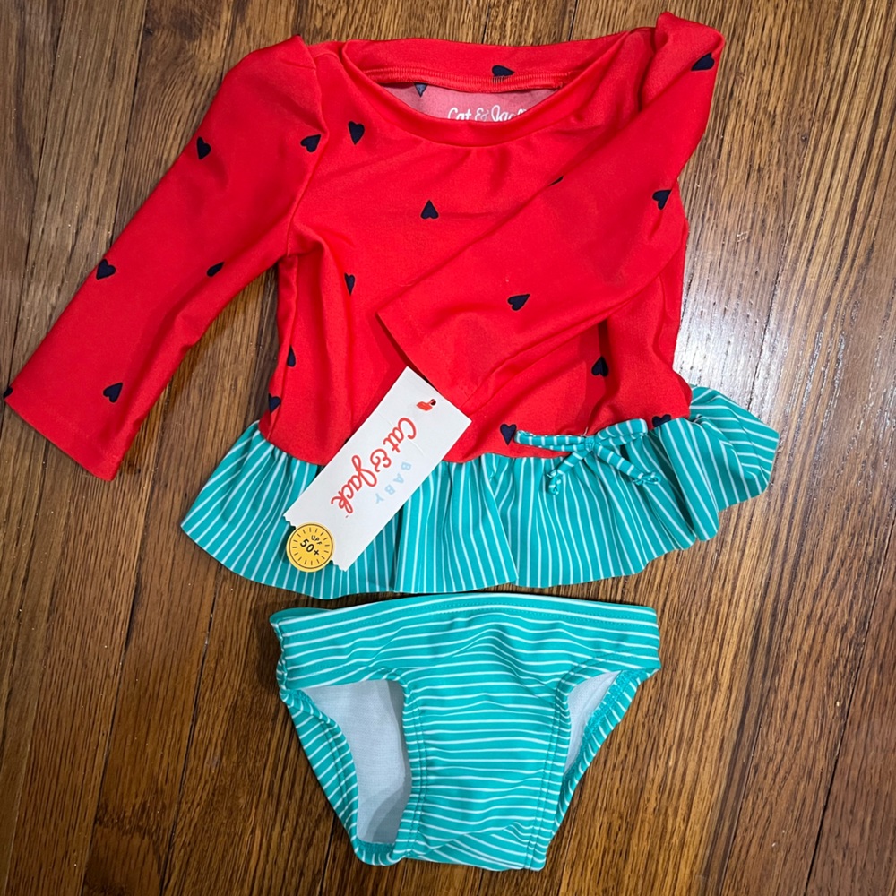 Cat & Jack Watermelon Swim Set